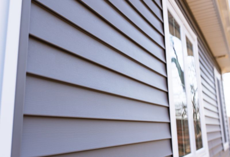 Close-up of Vinyl Siding Details